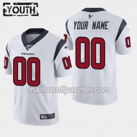 Maillot Houston Texans Custom Nike Blanc 100th - Enfant